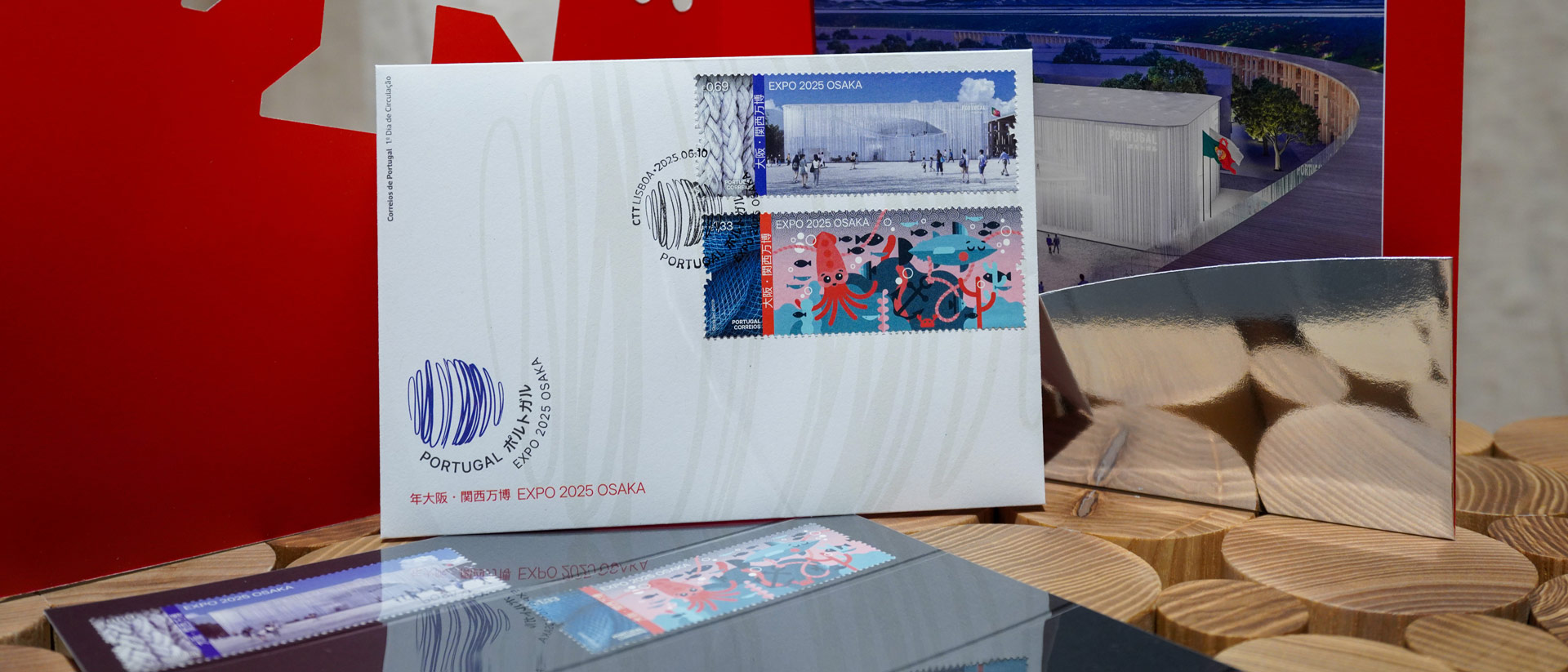 Stamps mark Portugal's presence at Expo Osaka